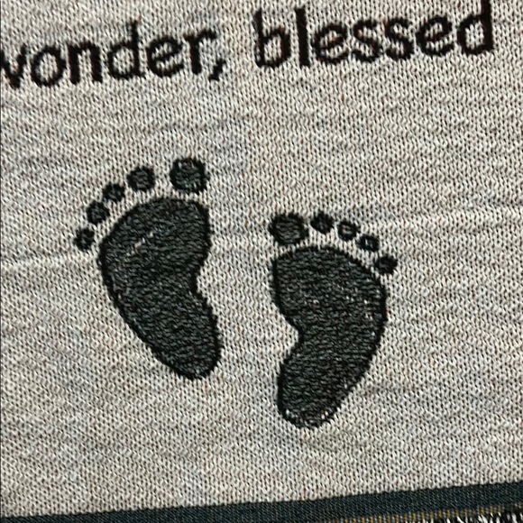 NWOT Forever Collectibles Baby Blanket with Blue and Pink Floral Design - Picture 2 of 8